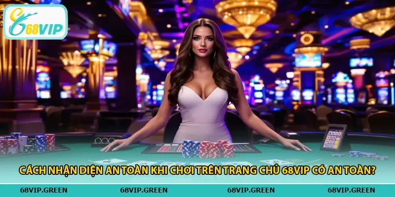 Cách nhận diện an toàn khi chơi trên trang chủ 68vip có an toàn?
